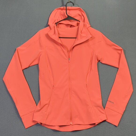 Lululemon Hoodie Women's 6 Pink Mist Over Windbreaker Packable Lightweight - Picture 1 of 12
